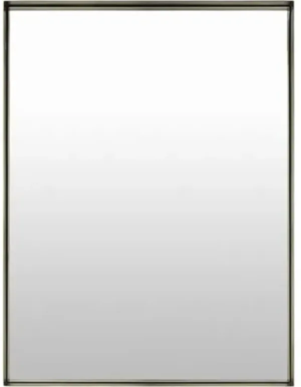 Parisa Brass Wall Mirror - Black