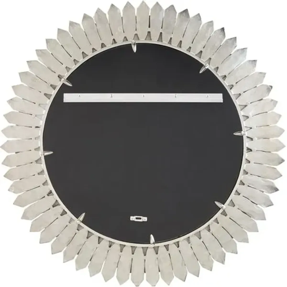 Palen 36" Round Iron Wall Mirror