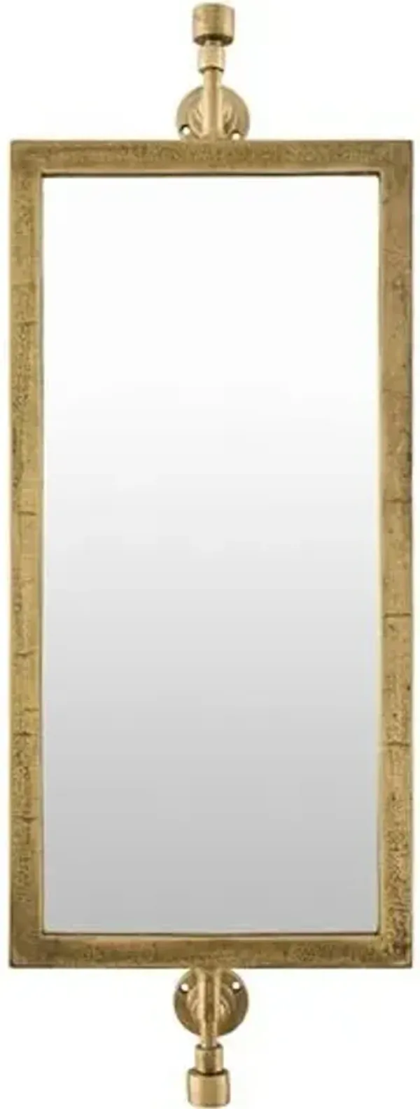 Zivan Rectangle Wall Mirror - Gold