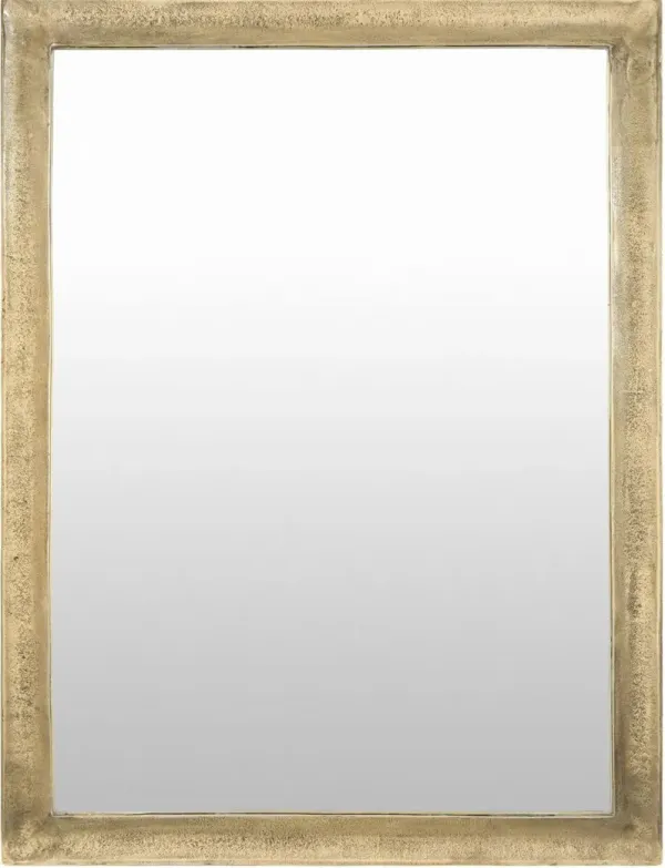 Lysandros Rectangle Wall Mirror, Gold