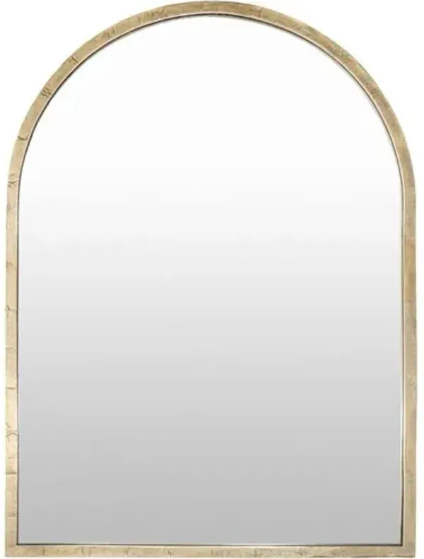 Lysandros Arched Full Length Wall Mirror - Gold