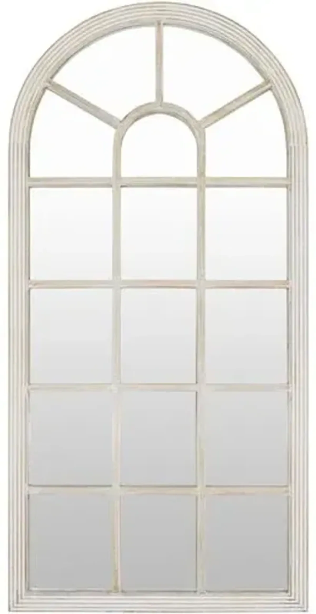 Orwin Weathered Full Length Wall Mirror - White