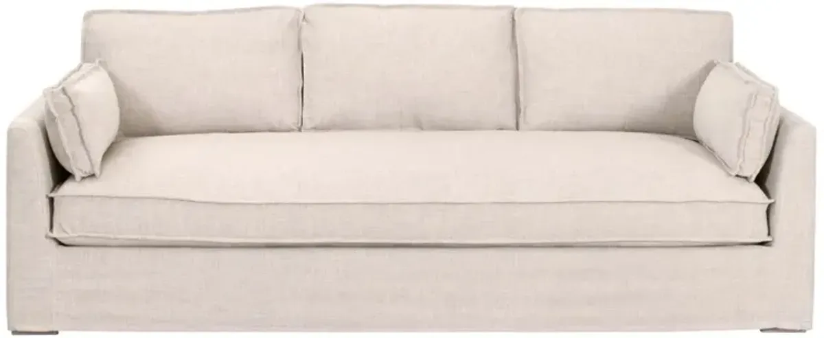 Rilana Outdoor Slipcover Sofa, Cream