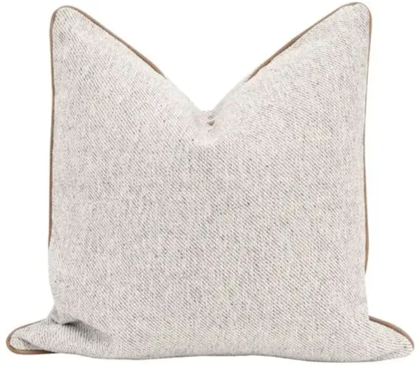 Set of 2 Emery 22" Pillows - White Natural