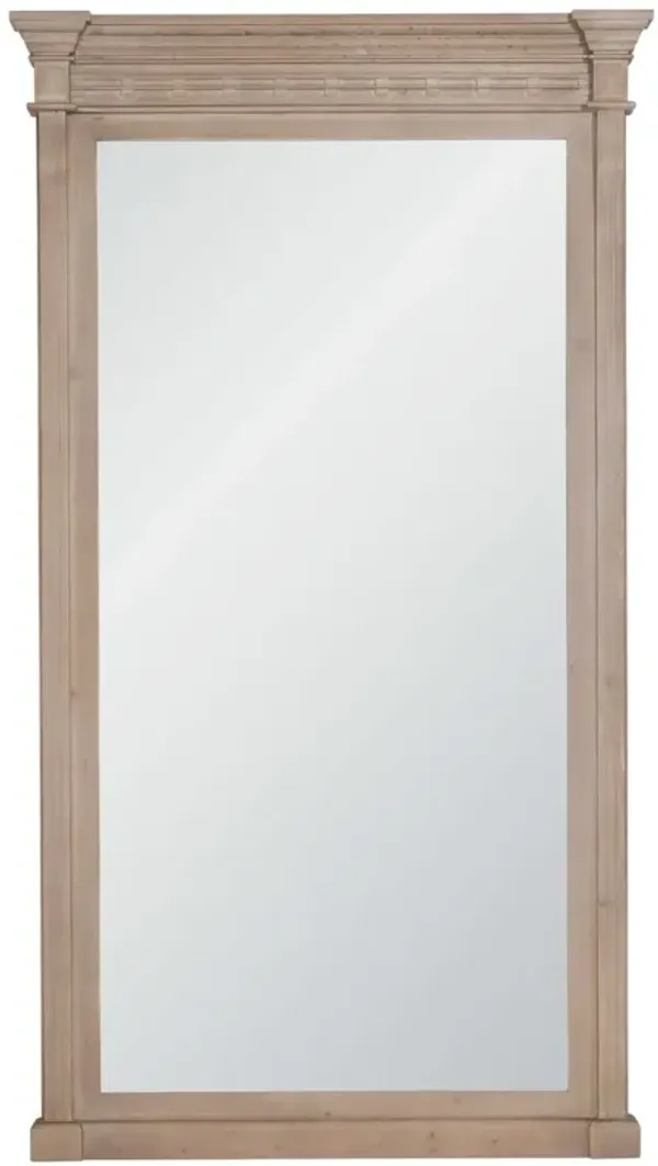 Leandro Leaning Floor Mirror, Smoke Pine