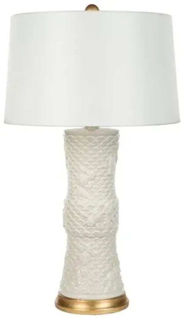 Barclay Butera - Bradburn Home - Shenzhen Ceramic Table Lamp - Off White