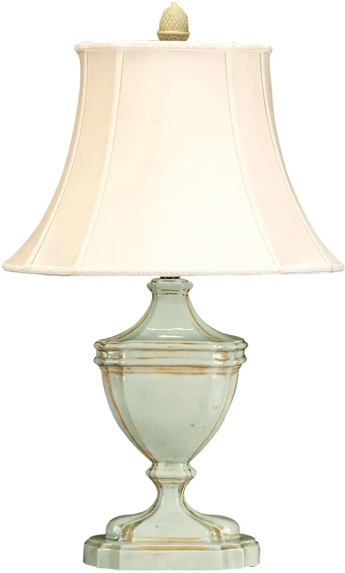 Villa Victoria Ceramic Table Lamp - Aqua - Bradburn Home - Blue