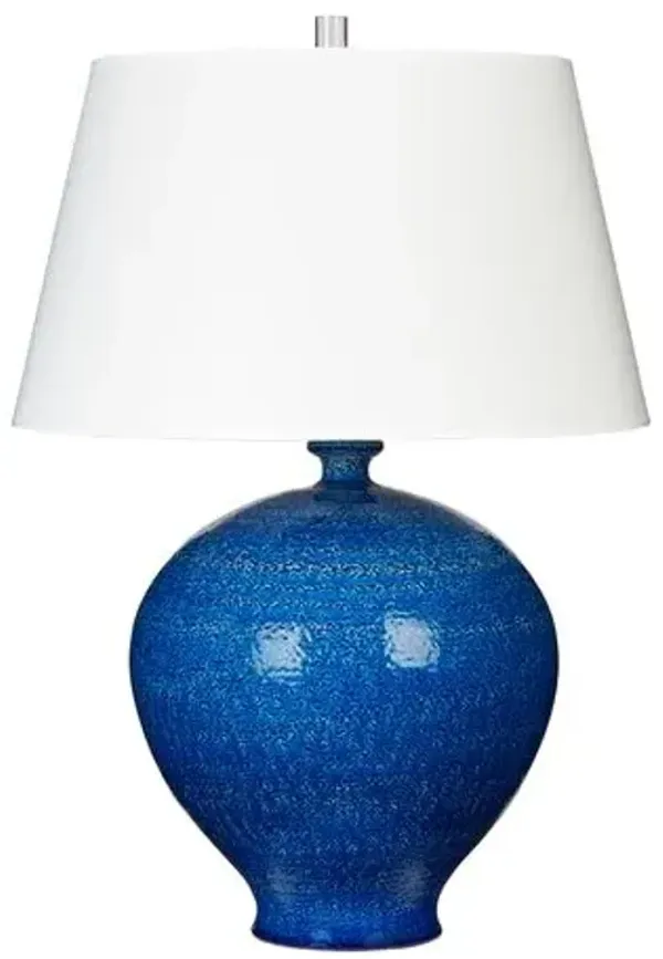 Barclay Butera - Bradburn Home - Caymus Ceramic Table Lamp - Cobalt Blue