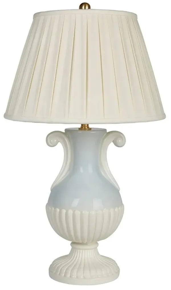 Melea Markell Worchester Ceramic Table Lamp - Blue/White - Bradburn Home
