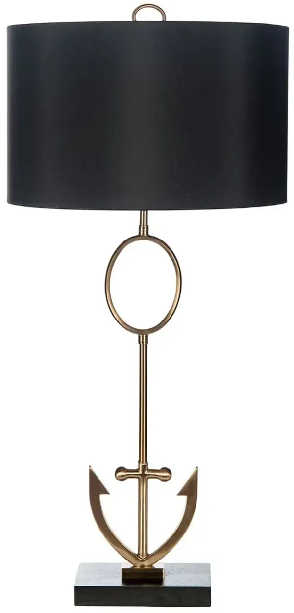 Barclay Butera - Bradburn Home - Anchor Marine Table Lamp - Brass/Black
