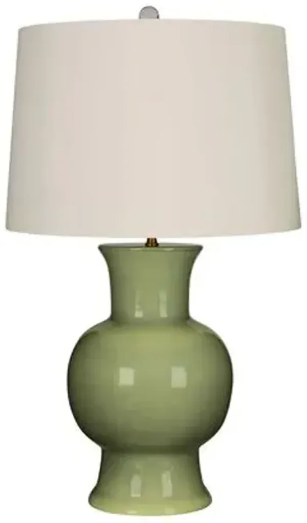 Melea Markell Juliette Ceramic Table Lamp - Bradburn Home - Green