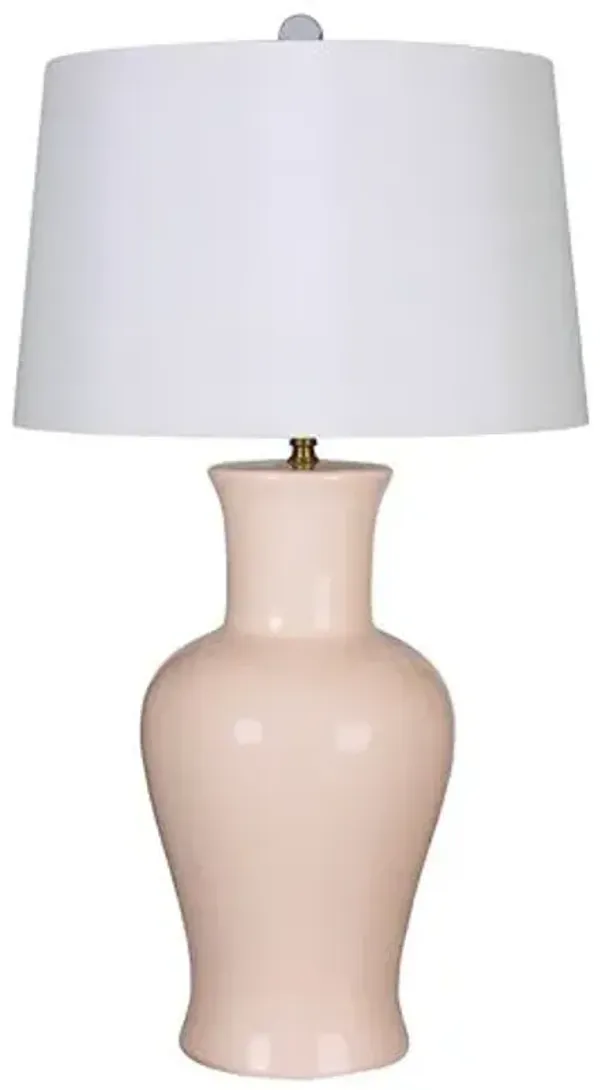 Melea Markell Amelie Ceramic Table Lamp - Bradburn Home - Pink