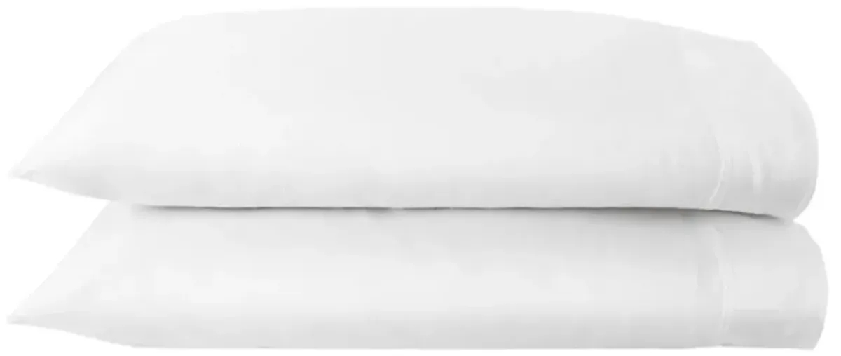 Set of 2 European Washed Linen Pillow Cases - Peacock Alley