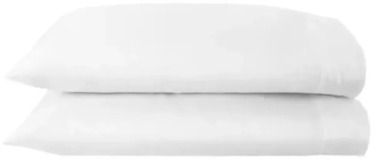 Set of 2 European Washed Linen Pillow Cases - Peacock Alley