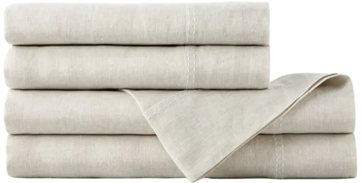 European Washed Linen Sheet Set