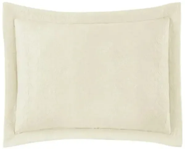 Lucia Matelass Sham - Peacock Alley - Ivory