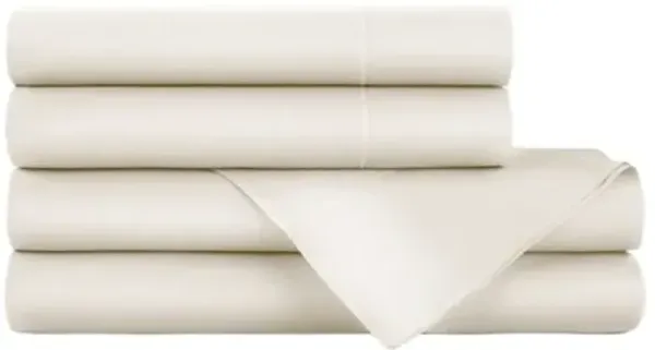 Nile Sheet Set - Peacock Alley - Ivory, 300 Thread Count, Egyptian Cotton Sateen, Soft and Luxurious
