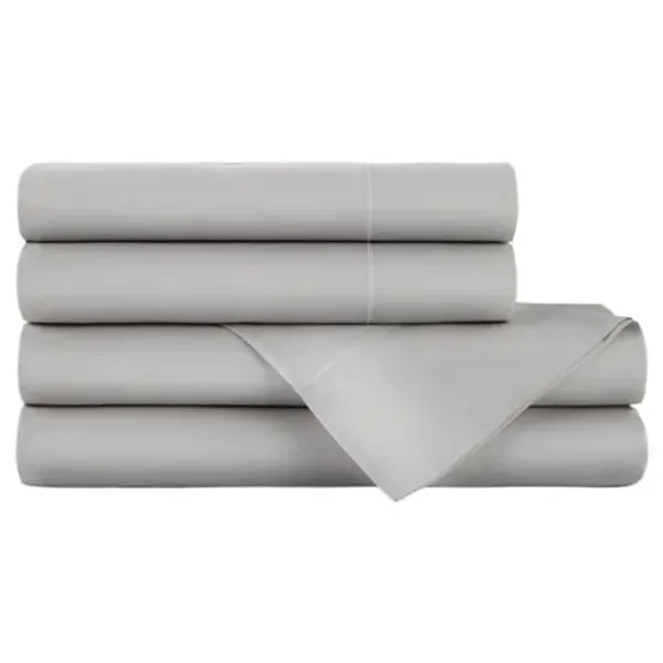 Nile Sheet Set - Peacock Alley - Gray, 300 Thread Count, Egyptian Cotton Sateen, Soft and Luxurious