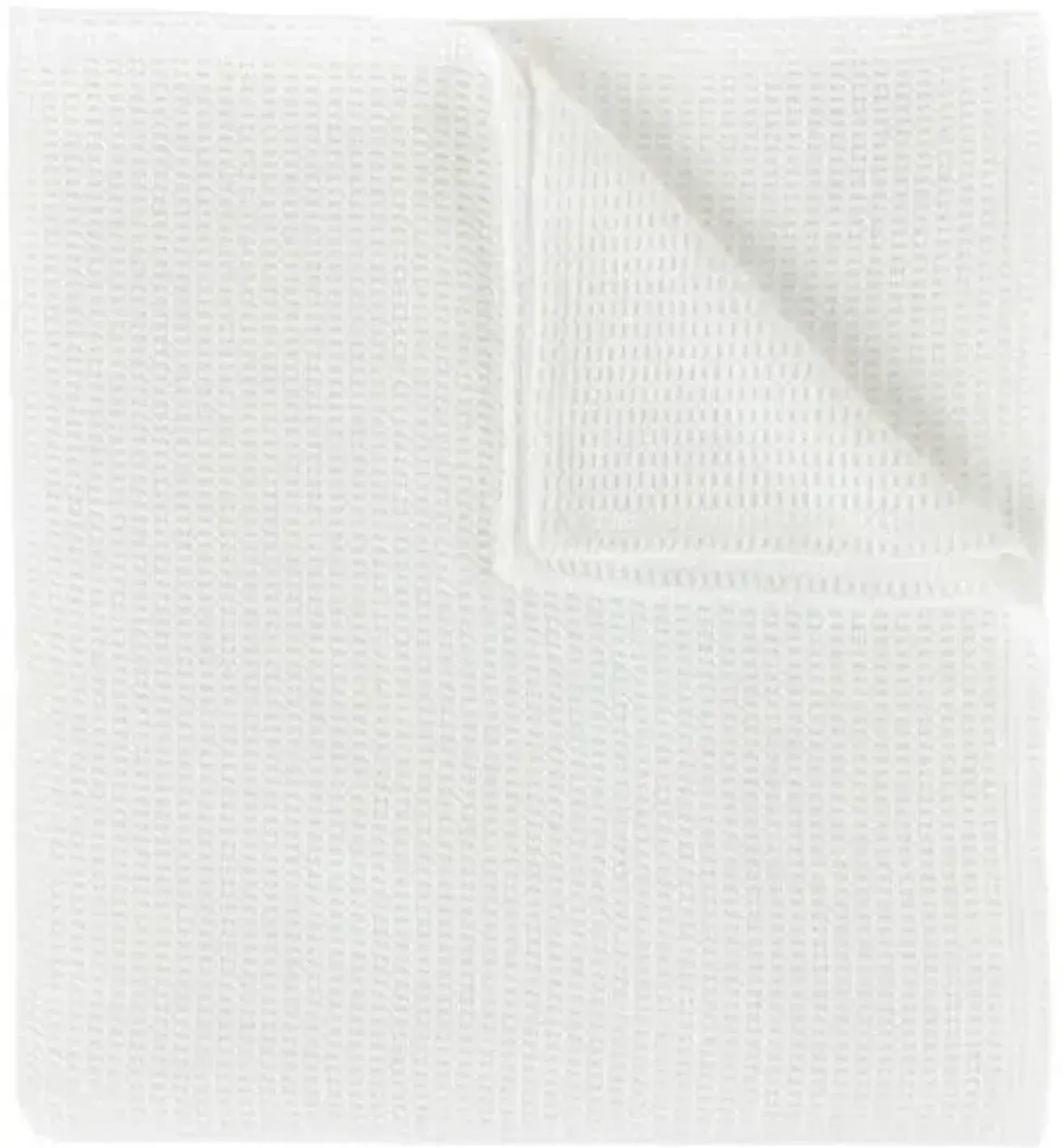 Riviera Waffle Weave Blanket - Peacock Alley - White
