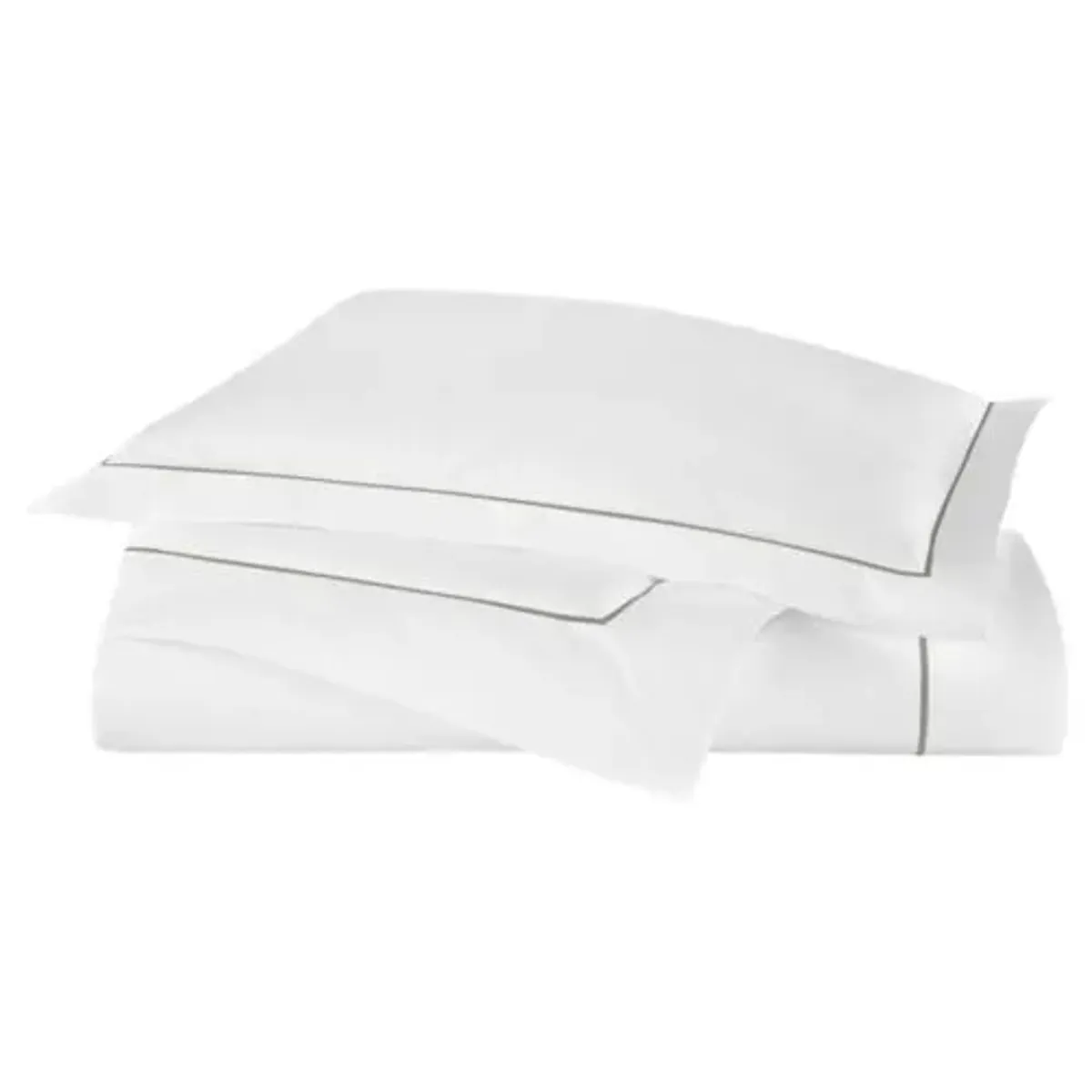 Soprano II Sateen Duvet - Peacock Alley - Gray