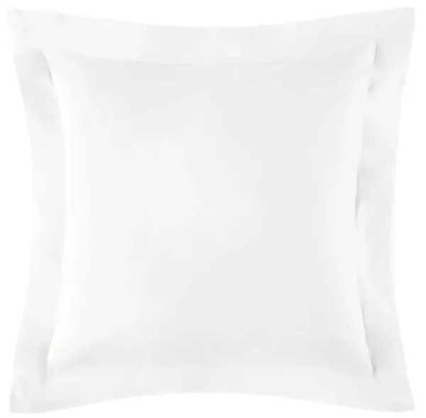 Soprano II Sateen Sham - Peacock Alley - White