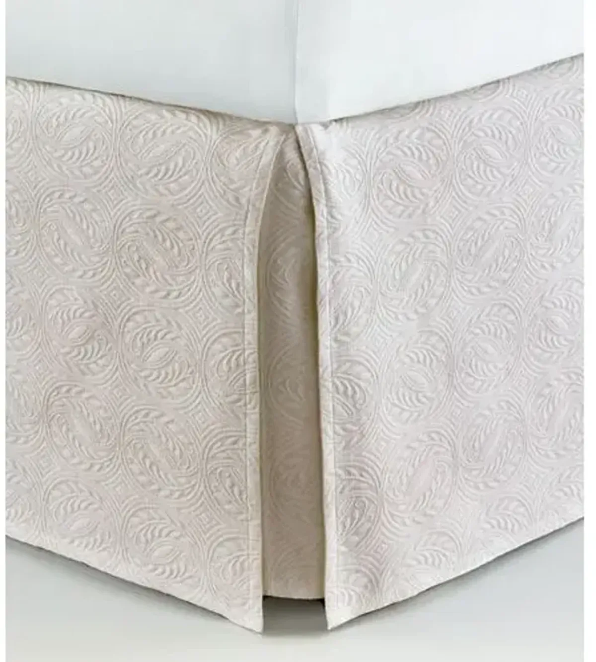 Vienna Matelassé Bedskirt - Peacock Alley - Brown