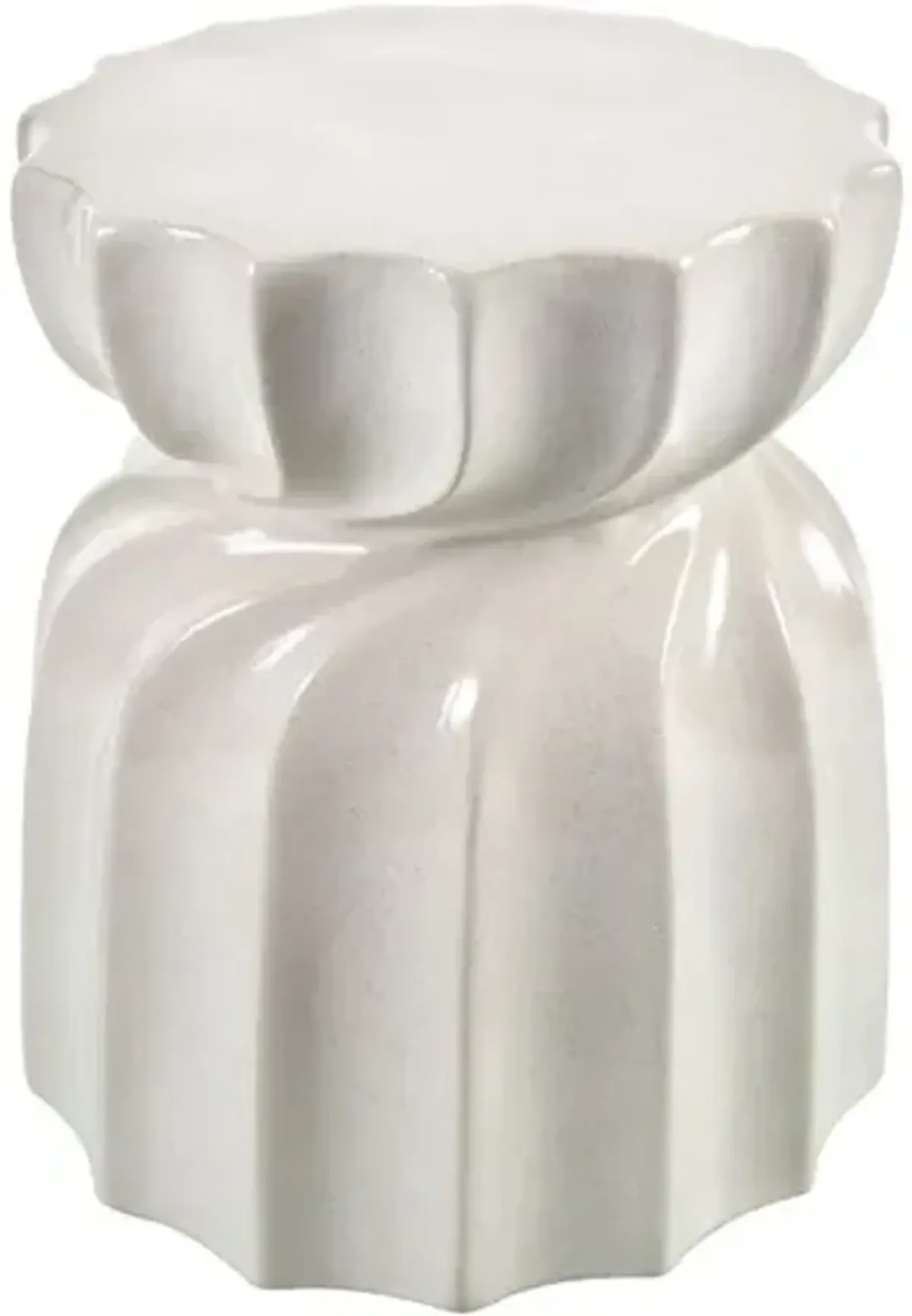 Sira 18" Ceramic Garden Stool
