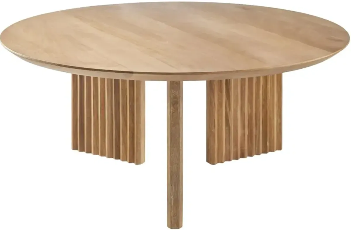 Siona 36" Round Wooden Coffee Table