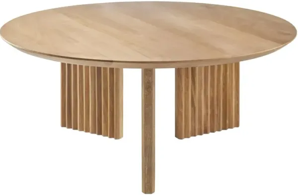 Siona 36" Round Wooden Coffee Table