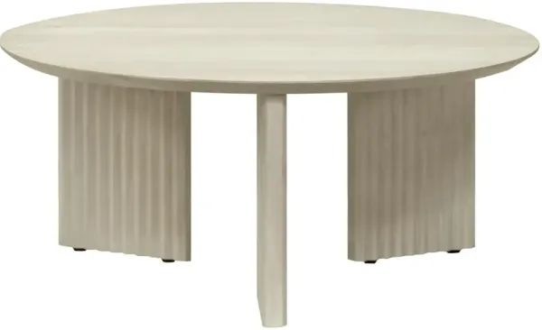 Siona 36" Round Wooden Coffee Table