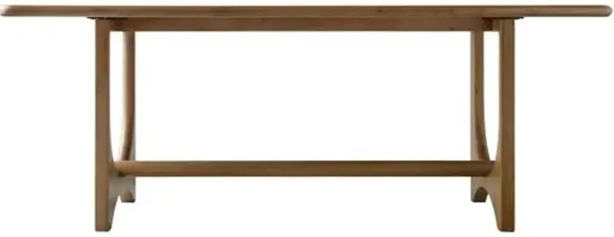 Orlen 78" Rectangular Wooden Dining Table