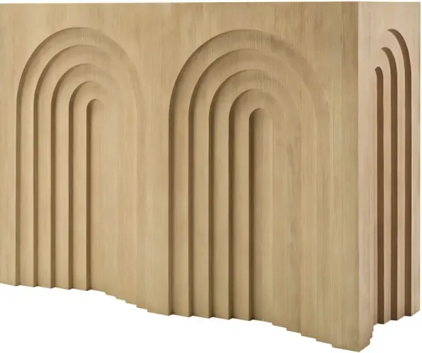 Lulea Wooden Console Table, Brown