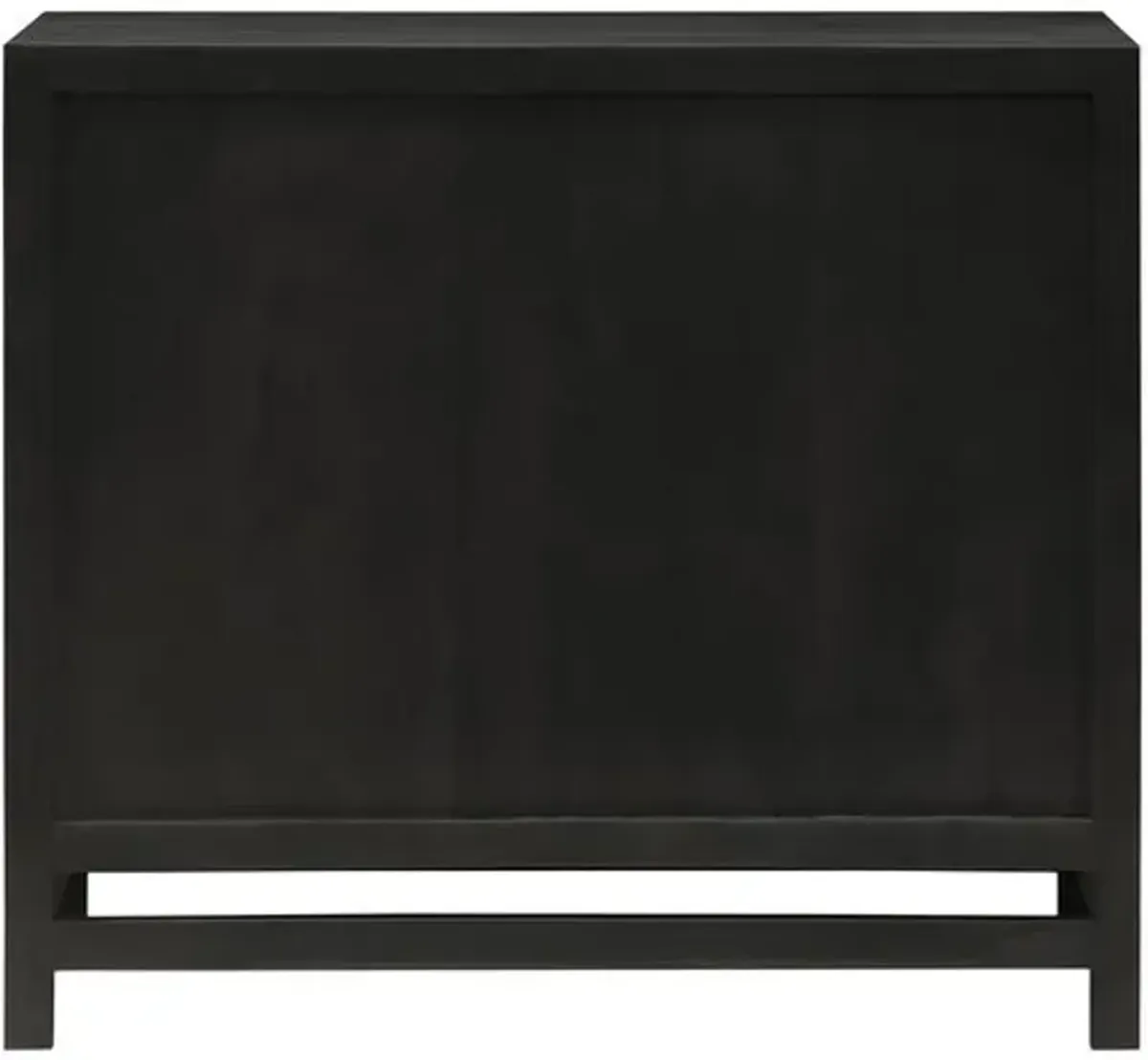Evian 2-Door Wooden Cabinet - Black