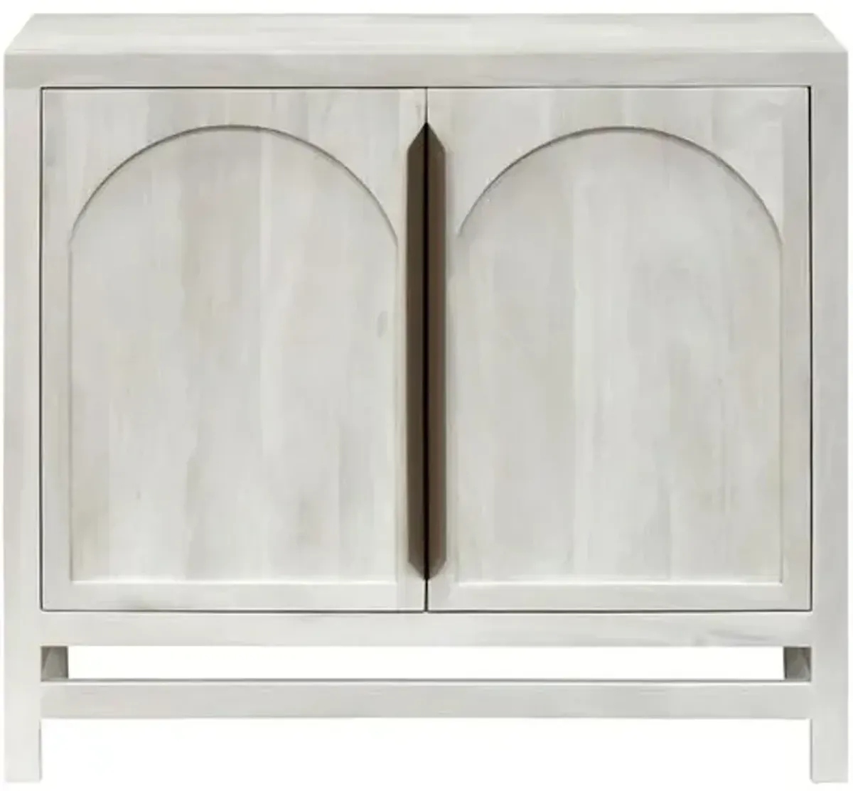 Evian 2-Door Wooden Cabinet - White