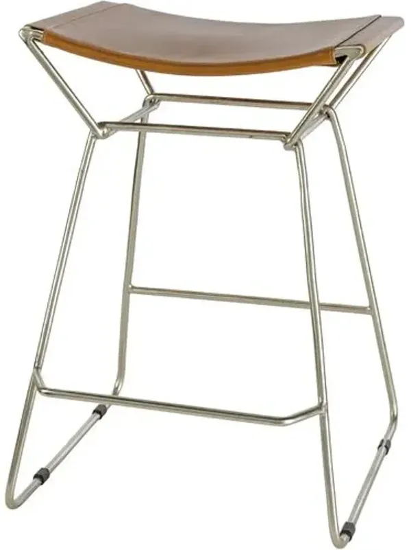 Lorabeth Leather Counter Stool