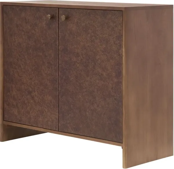 Lenira Oak Cabinet, Brown