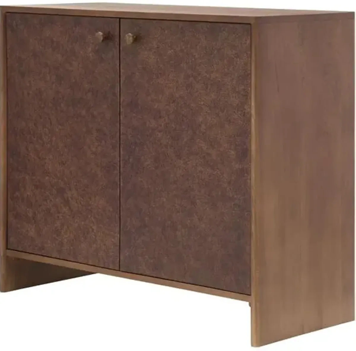 Lenira Oak Cabinet - Brown