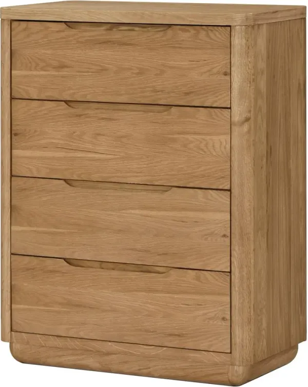 Ruvan 4-Drawer Dresser, Brown