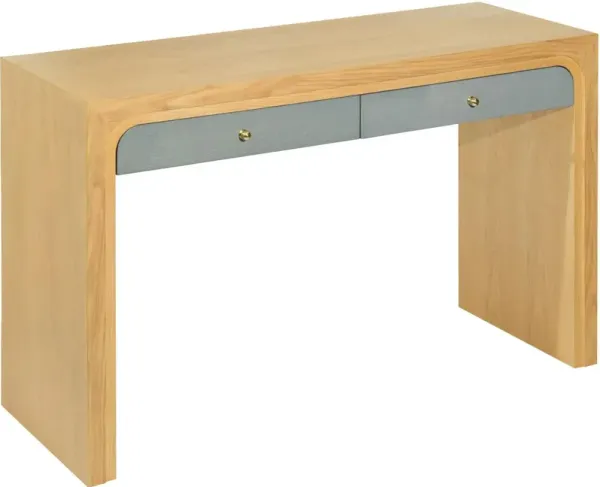 Odessa Two-Tone Oak Console Table/Desk