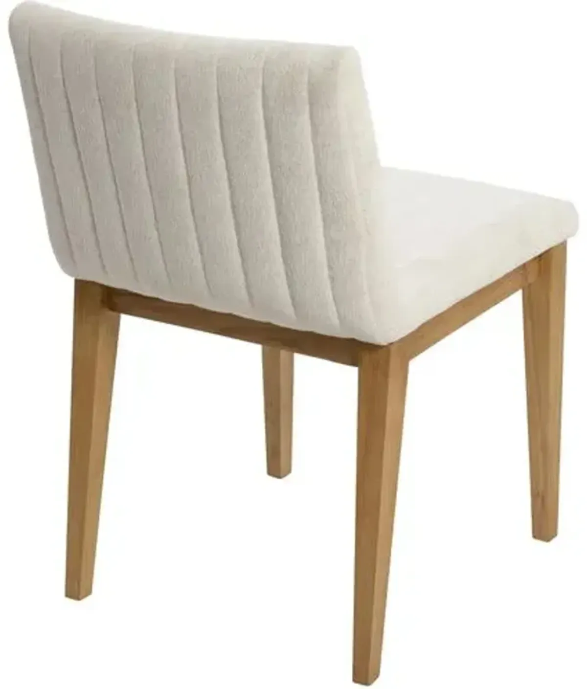 Set of 2 Nylae Upholstered Dining Chairs - White