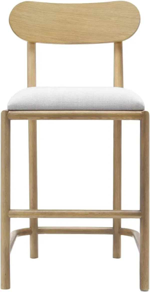 Ruelle Oak Bar Stool, Brown