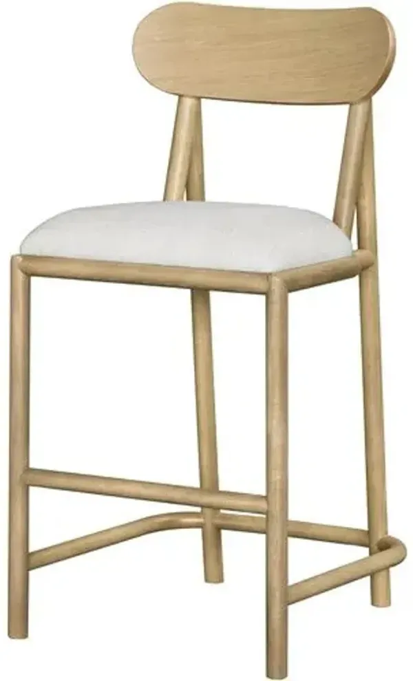 Ruelle Oak Counter Stool - Natural