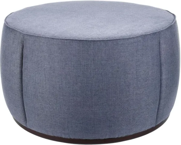 Yarin 36" Round Upholstered Ottoman