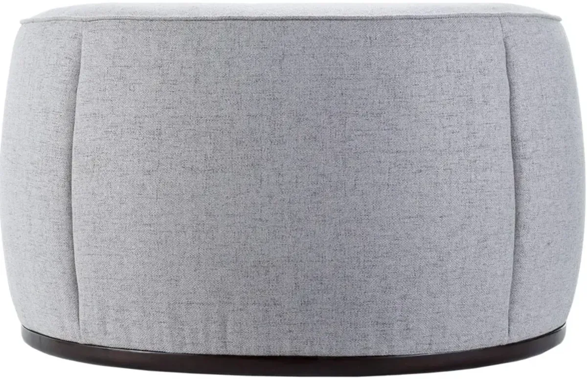 Yarin 36" Round Upholstered Ottoman