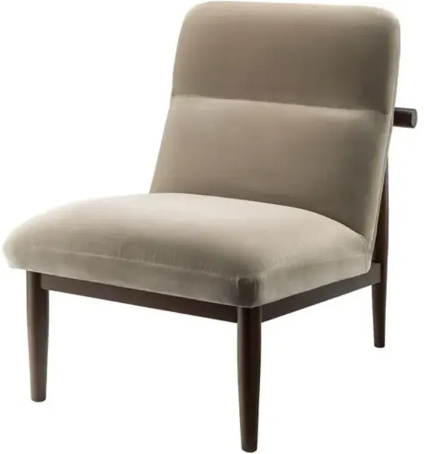Mylia Accent Chair - Brown, Comfortable, Durable