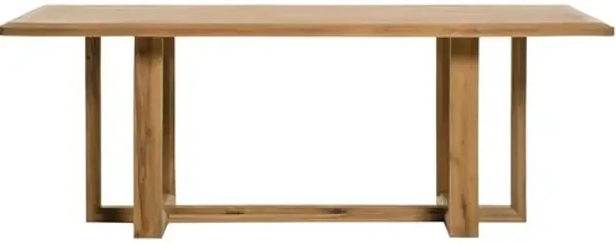 Xylara 83" Acacia Dining Table - Natural