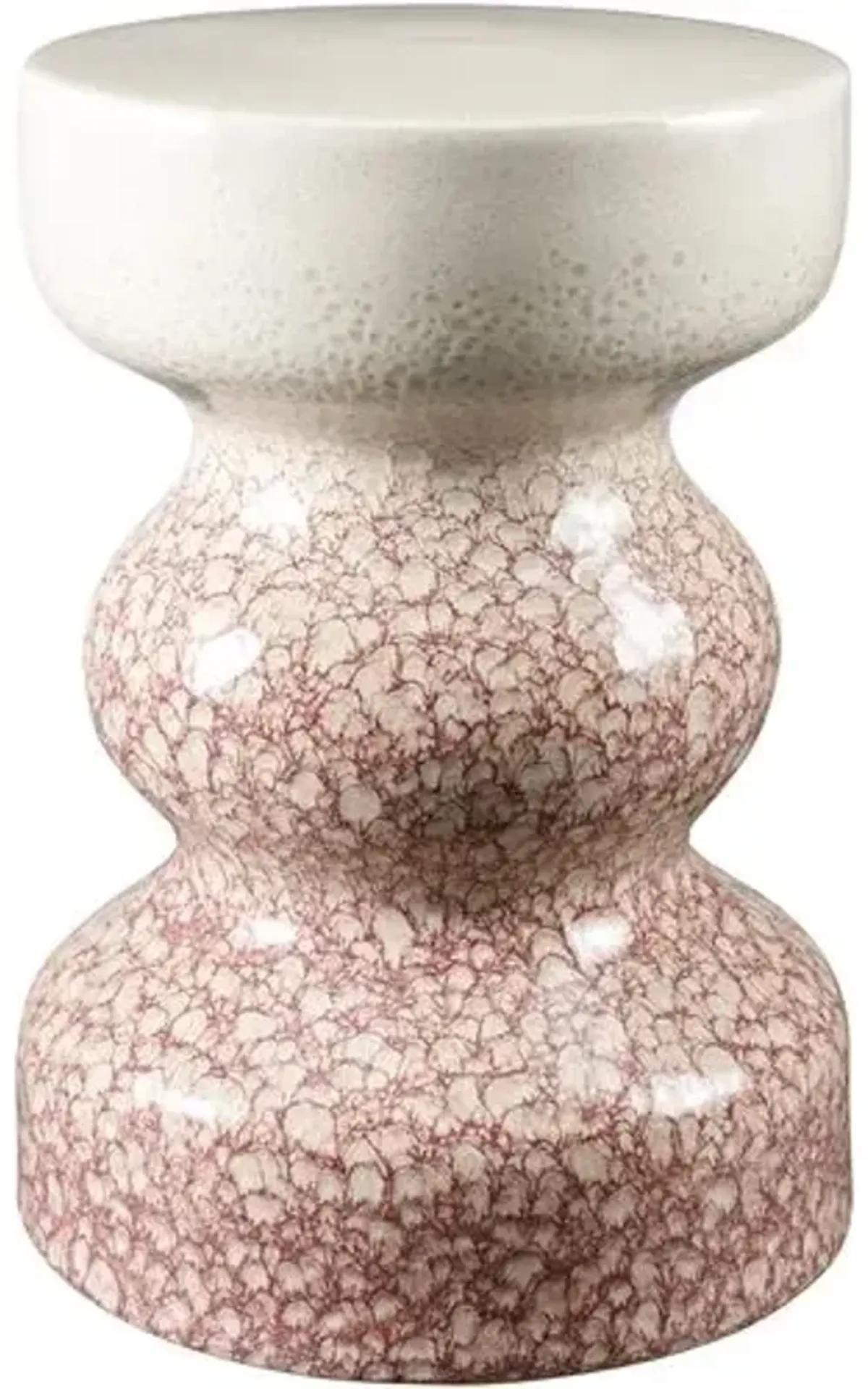 Roswyn 18" Patterned Ceramic Garden Stool