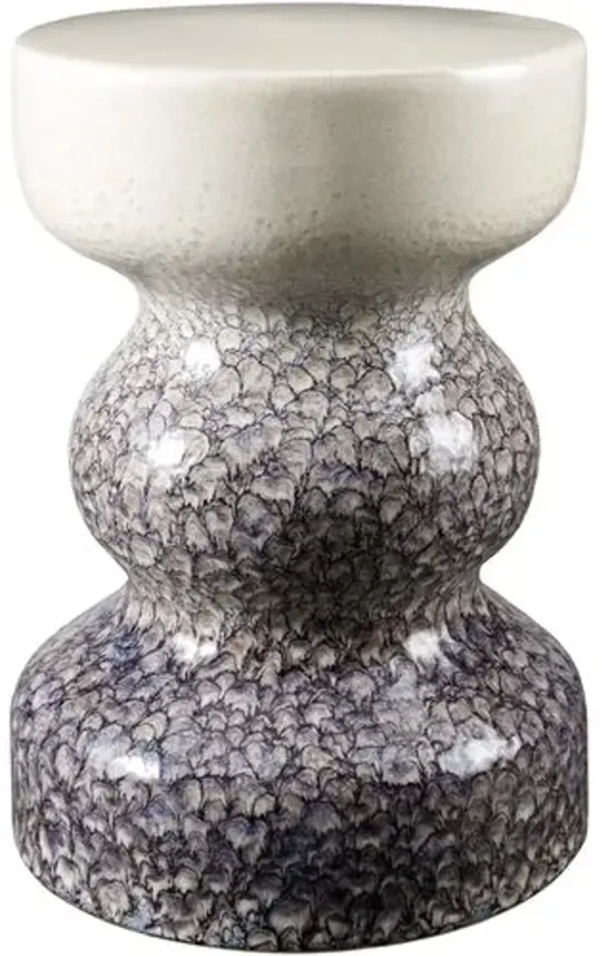 Roswyn 18" Patterned Ceramic Garden Stool