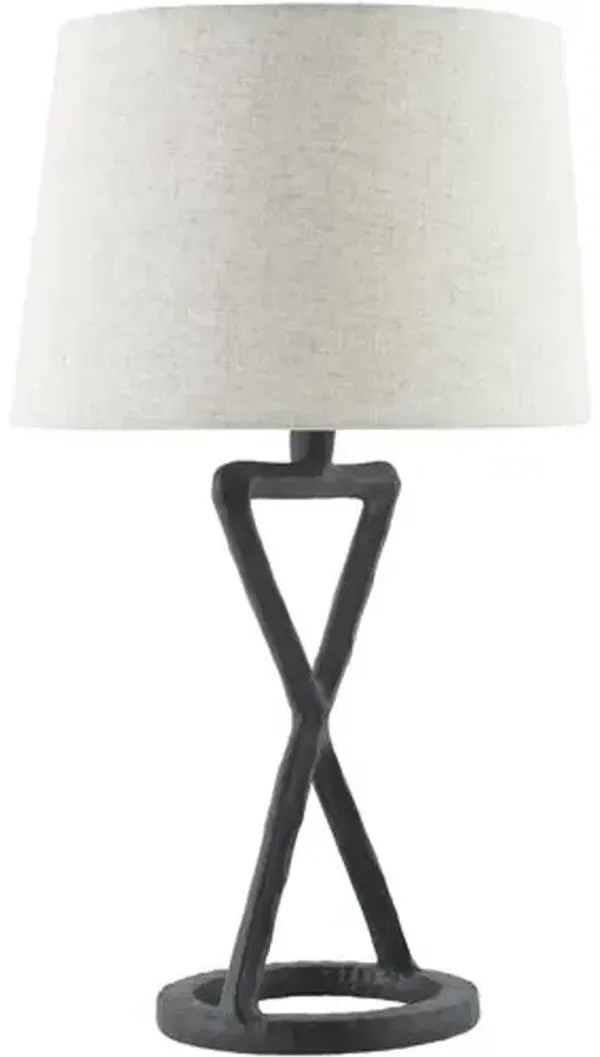 Rhydian Table Lamp - Black