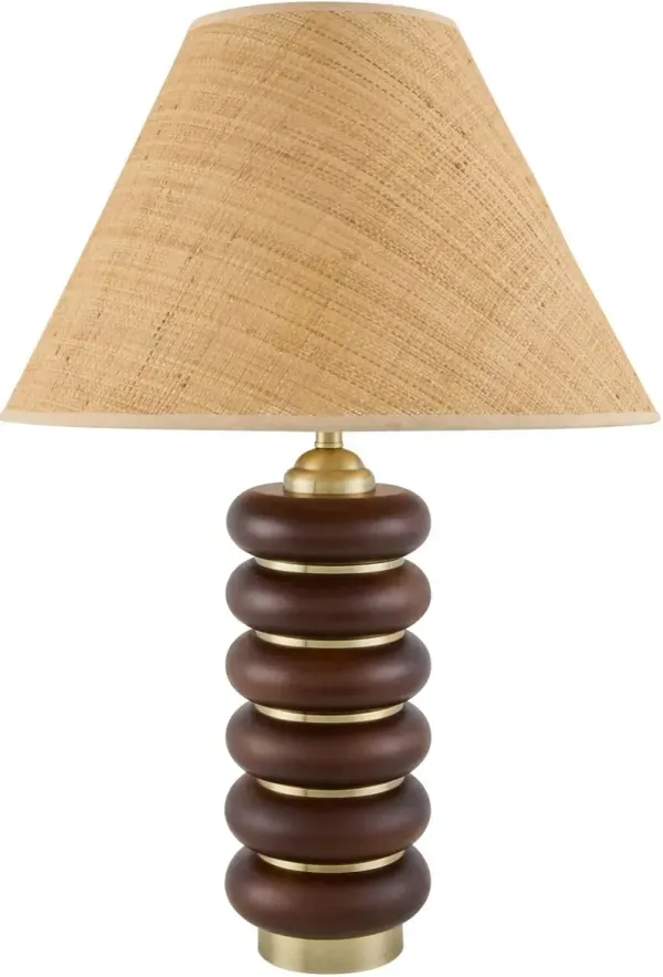 Amahlia Table Lamp - Brown/Seagrass